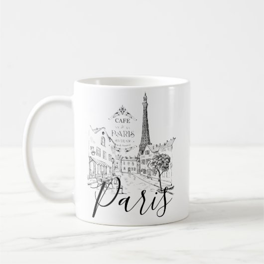 Cafe Parijs   Koffiemok (Links)