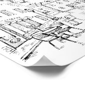 Cafe Parijs    Poster (Hoek)