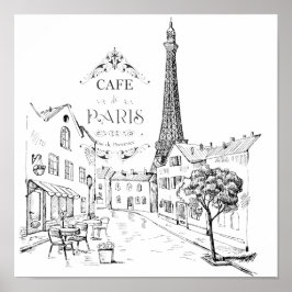 Cafe Parijs Poster