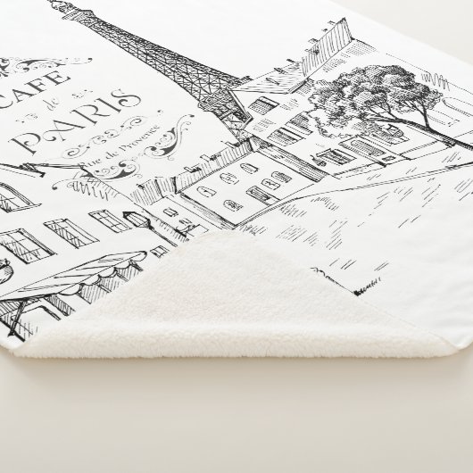 café Parijs Sherpa Deken (3/4)