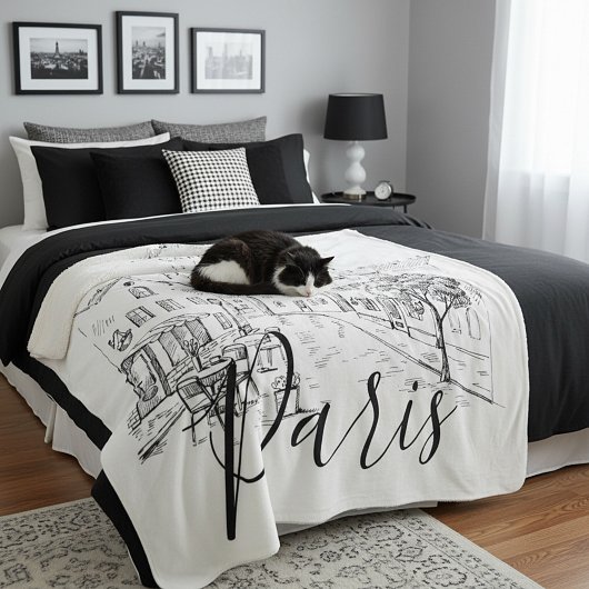 Cafe Parijs Sherpa Deken