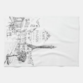 Cafe Parijs Theedoek (Horizontaal)