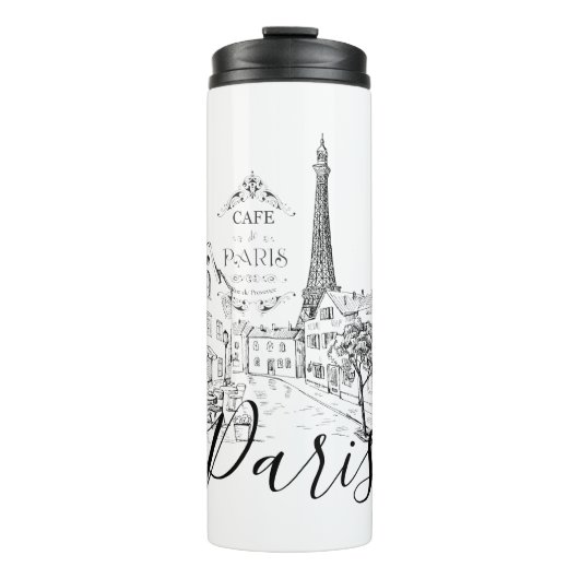 Cafe Parijs   Thermosbeker (Voorkant)