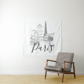 Cafe Parijs Wandkleed (In situ)