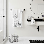 Cafe Paris Bad Handdoek