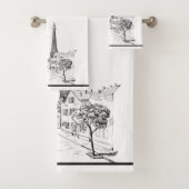 Cafe Paris Badhanddoekenset Bad Handdoek (Insitu)