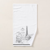 Cafe Paris Badhanddoekenset Bad Handdoek (Handdoek)