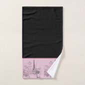 Cafe Paris Bath Towel Set Bad Handdoek (Handdoek)