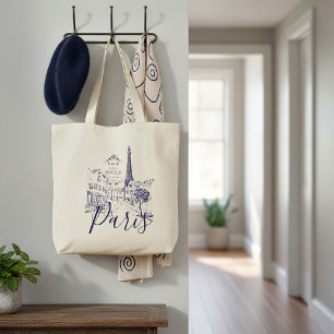 Cafe Paris   Boodschappentas Tote Bag
