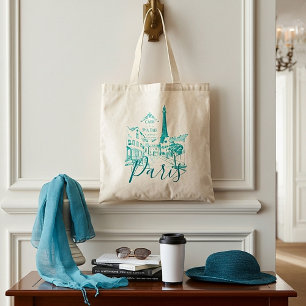 Cafe Paris   Boodschappentas Tote Bag