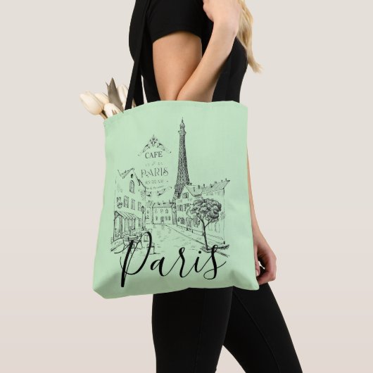 Cafe Paris Boodschappentas Tote Bag (Dichtbij)