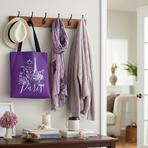 Cafe Paris   Boodschappenttas Tote Bag