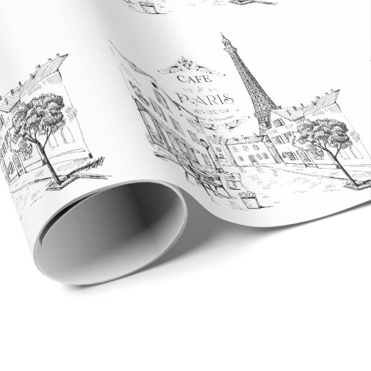 Cafe Paris Cadeaupapier (Rol Hoek)