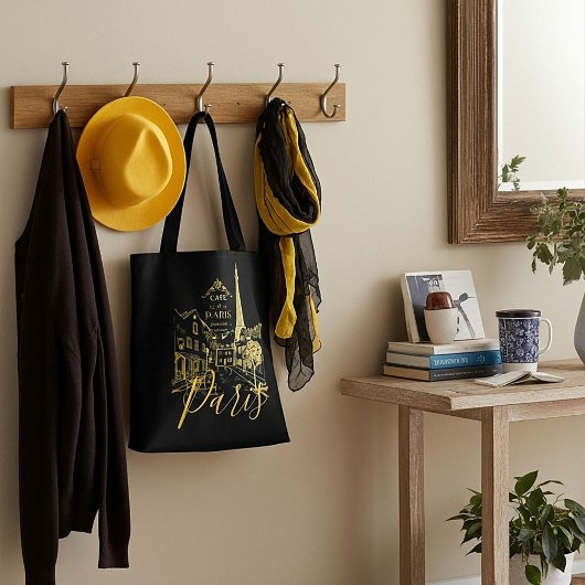 Cafe Paris Canvas tas