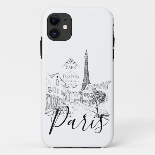 Cafe Paris Case-Mate iPhone Case (Achterkant)