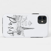 Cafe Paris Case-Mate iPhone Case (Achterkant (horizontaal))