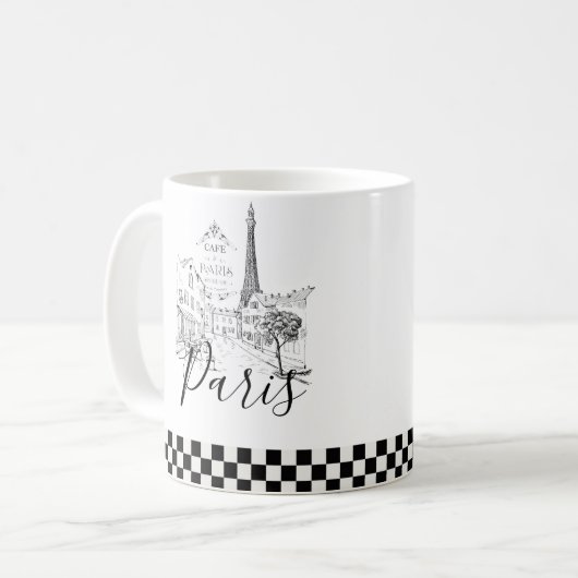 Cafe Paris Coffee Mok (Voorkant links)