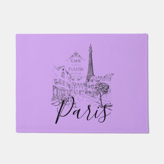 Cafe Paris Doormat Deurmat (Voorkant)