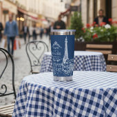 Cafe Paris gepersonaliseerd Geïsoleerde Drinkbeker
