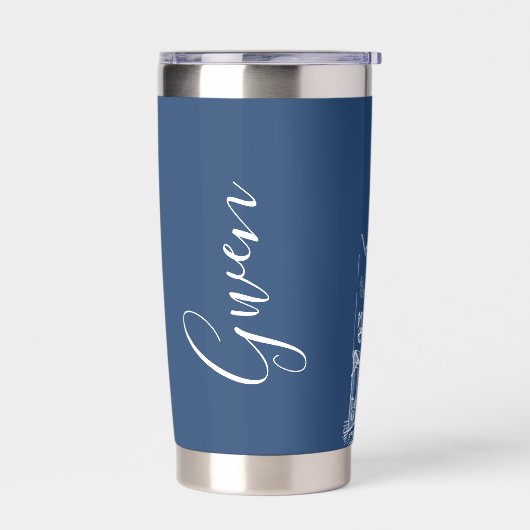 Cafe Paris gepersonaliseerd Geïsoleerde Drinkbeker (Links)