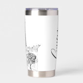 Cafe Paris gepersonaliseerd Geïsoleerde Drinkbeker (Voorkant)