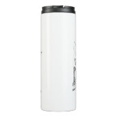 Cafe Paris gepersonaliseerd Thermosbeker (Achterkant)