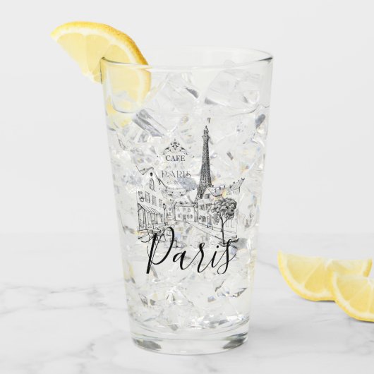 Cafe Paris Glas (Voorkant ijs)