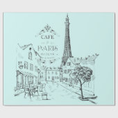 Cafe Paris Inpakpapier (Vlak)