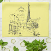 Cafe Paris Keukenhanddoek (Gevouwen)
