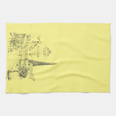 Cafe Paris Keukenhanddoek (Horizontaal)