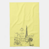 Cafe Paris Keukenhanddoek (Verticaal)