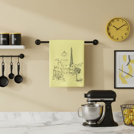Cafe Paris Keukenhanddoek