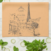 Cafe Paris Keukenhanddoek (Gevouwen)