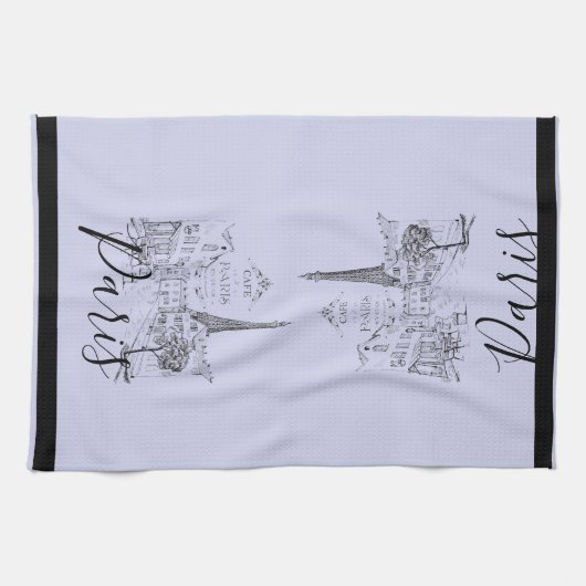 Cafe Paris Kitchen Towel Theedoek (Horizontaal)