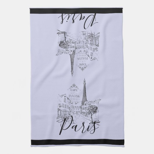 Cafe Paris Kitchen Towel Theedoek (Verticaal)
