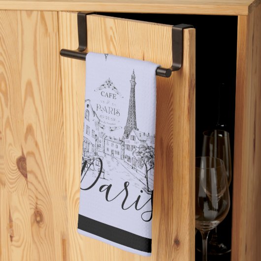 Cafe Paris Kitchen Towel Theedoek (Derde Gevouwen)