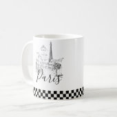 Cafe Paris koffiekop Koffiemok (Voorkant links)