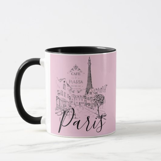 Cafe Paris   koffiekop Mok (Links)