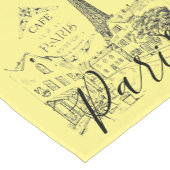 Cafe Paris Korte Tafel Runner Tafelloper (Hoek)