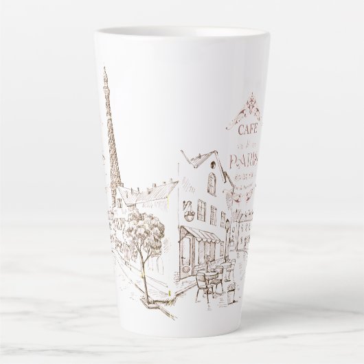 Cafe Paris Latte Mok (Voorkant)