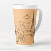 Cafe Paris Latte Mok (Rechterhoek)