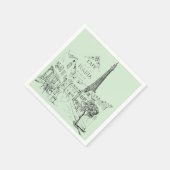 Cafe Paris Napkins Servet (Hoek)