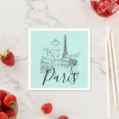 Cafe Paris Napkins Servet (Insitu)