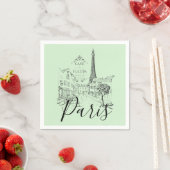 Cafe Paris Napkins Servet (Insitu)