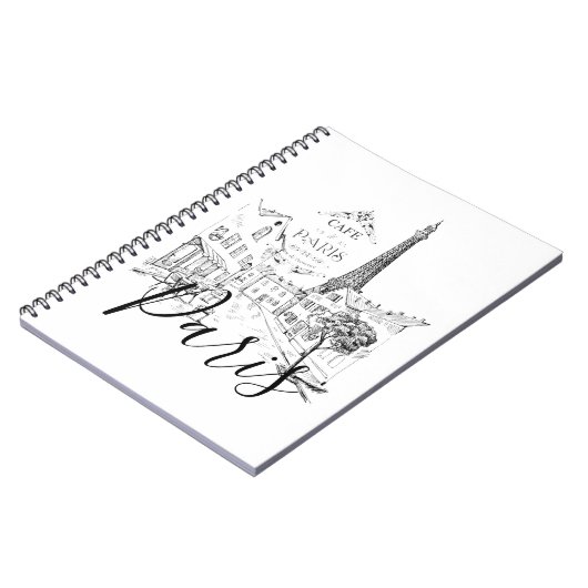 Cafe Paris Notitieboek (Linkerzijde)