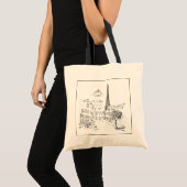 Cafe Paris Schoudertas Tote Bag (Voorkant (product))