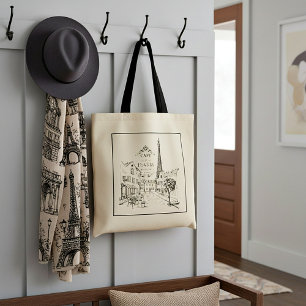 Cafe Paris Schoudertas Tote Bag