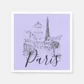 Cafe Paris Servetten (Voorkant)