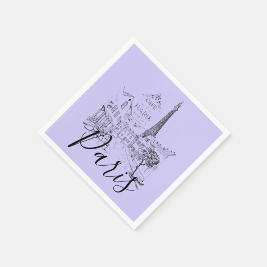 Cafe Paris Servetten (Hoek)