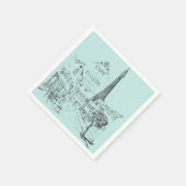 Cafe Paris Servetten (Hoek)